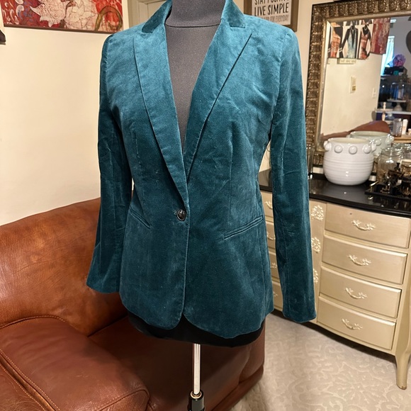 J. Crew Jackets & Blazers - J-CREW RE-IMAGINED WOMEN’S VELVET BUSINESS CASUAL,WEDDING,HOLIDAYS, BLAZER